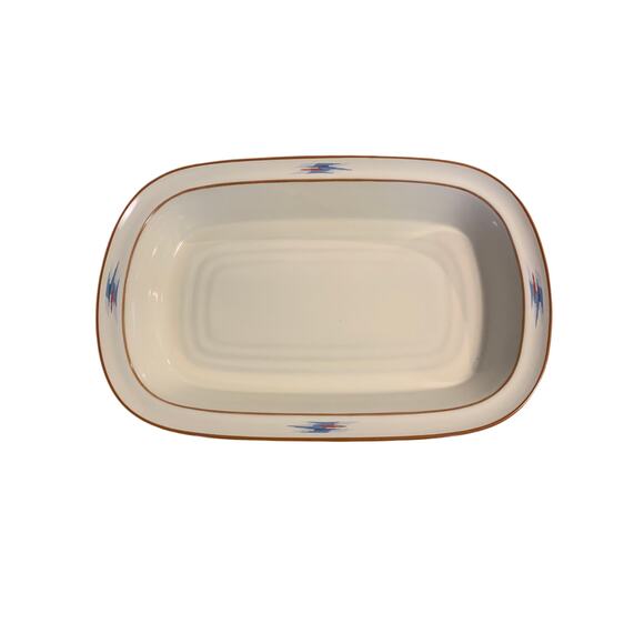 Noritake Stoneware Raindance Rectangular 14” Baking/Serving Dish Casserole Pan - Picture 1 of 7